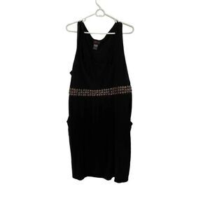 Torrid short black cocktail dress with pockets size 4